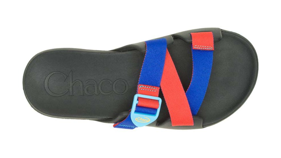 Chaco Chillos Clog Sandals - Mens, BlueRed, 12, JCH108645-M-12