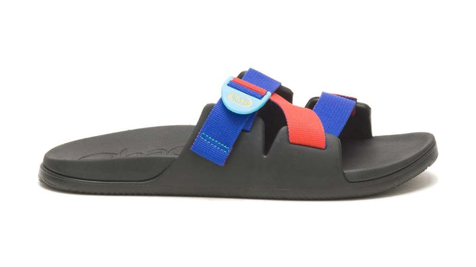 Chaco Chillos Clog Sandals - Mens, BlueRed, 12, JCH108645-M-12