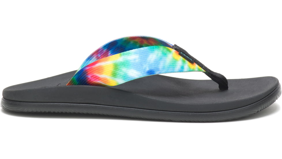 Chaco Chillos Flip - Womens, Dark Tie Dye, 12, Medium, JCH108788-12