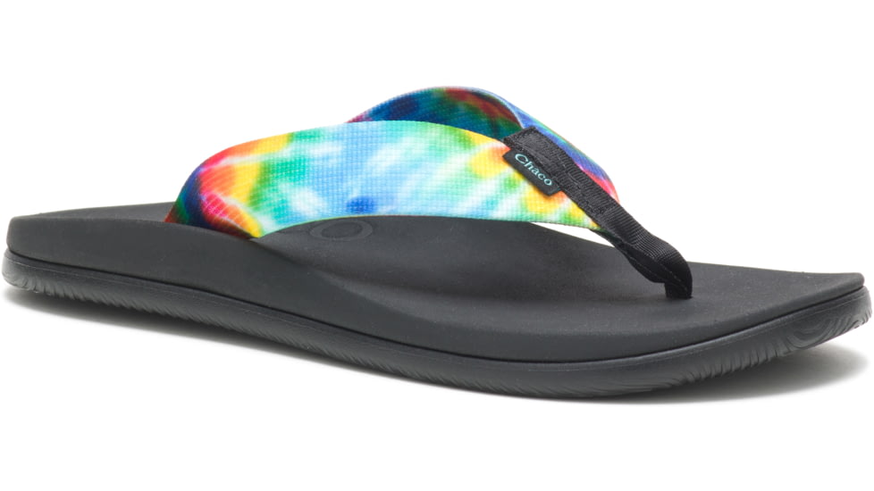 Chaco Chillos Flip - Womens, Dark Tie Dye, 12, Medium, JCH108788-12
