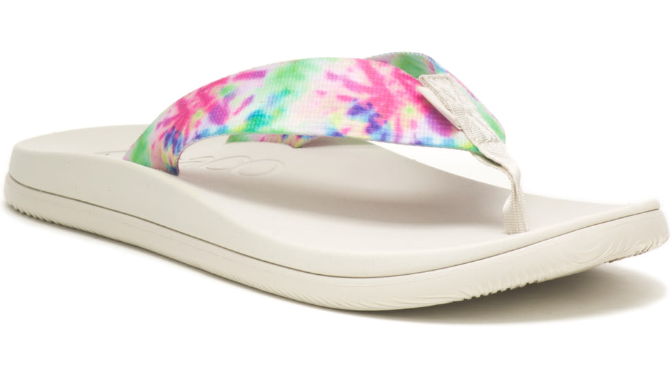 Chaco Chillos Flip - Womens, Light Tie Dye, 11, Medium, JCH108786-11