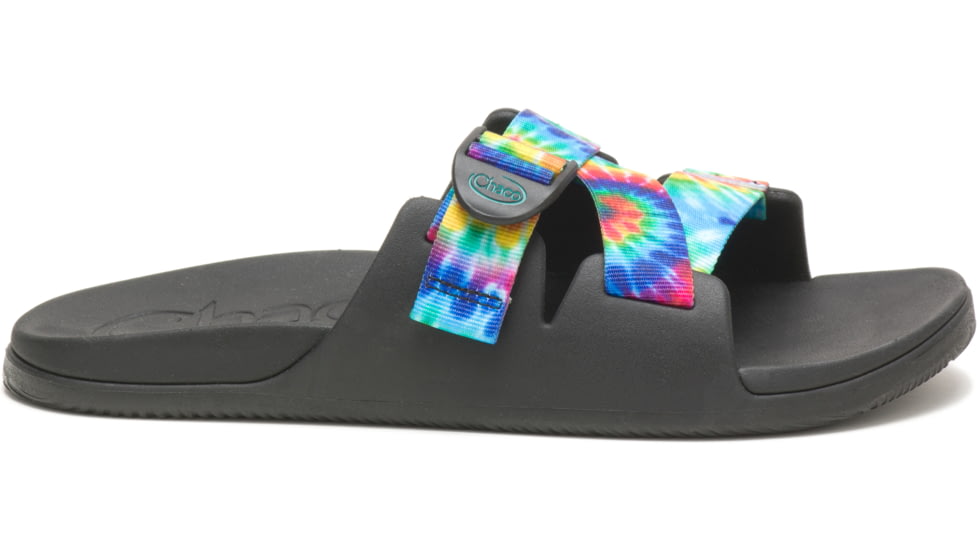 Chaco Chillos Slide - Mens, Dark Tie Dye, 9, Medium, JCH108033-9