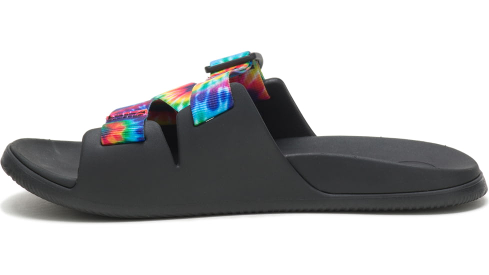 Chaco Chillos Slide - Mens, Dark Tie Dye, 9, Medium, JCH108033-9