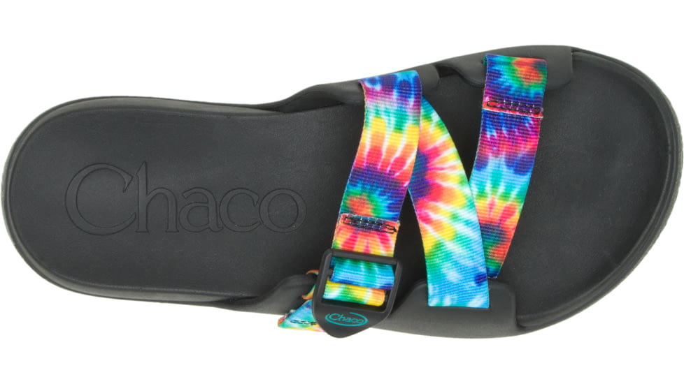 Chaco Chillos Slide - Mens, Dark Tie Dye, 9, Medium, JCH108033-9