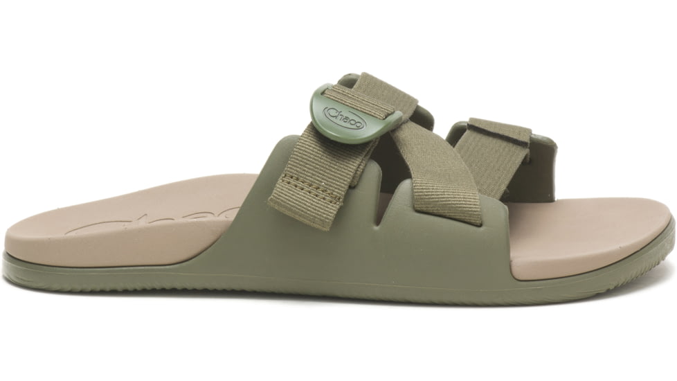 Chaco Chillos Slide - Womens, Fossil, 8, Medium, JCH109124-8