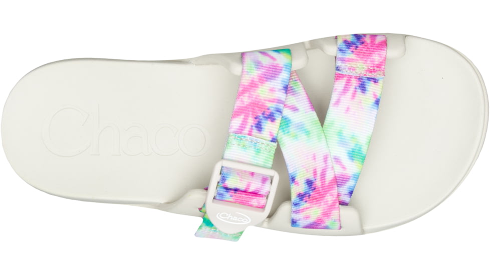 Chaco Chillos Slide - Womens, Light Tie Dye, 9, Medium, JCH108732-9