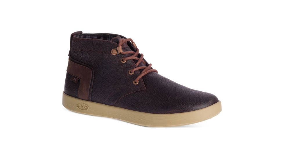 Chaco Davis Mid Leather Casual Boots - Mens, Mahogany, Medium, 14 US, J106267-14.0