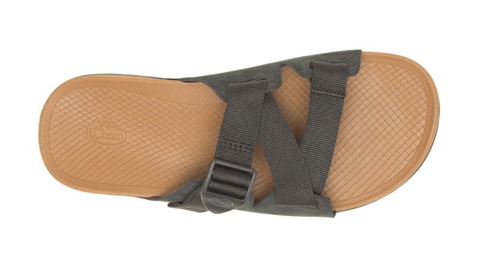 Chaco Lowdown Leather Slide - Mens, Black, 8, JCH108619-M-8