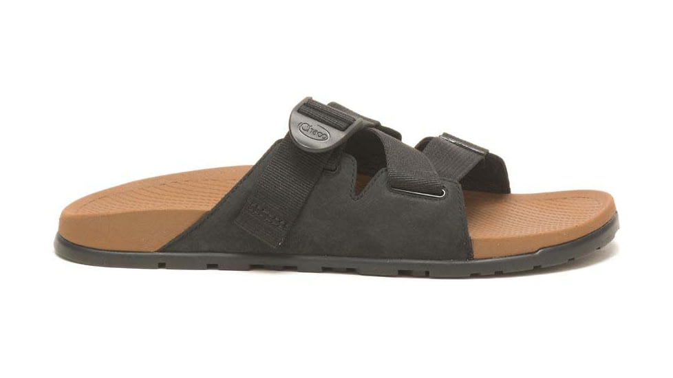 Chaco Lowdown Leather Slide - Mens, Black, 8, JCH108619-M-8