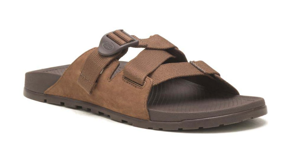 Chaco Lowdown Leather Slide - Mens, Otter, 8, JCH108659-M-8