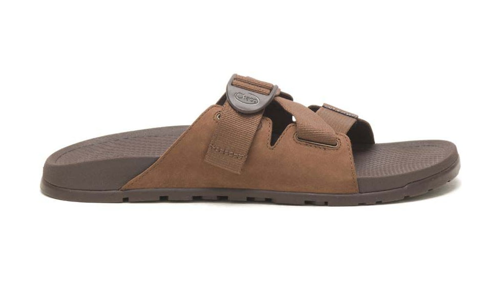 Chaco Lowdown Leather Slide - Mens, Otter, 8, JCH108659-M-8