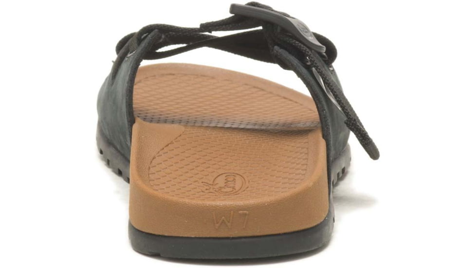 Chaco Lowdown Leather Slide - Womens, Black, 8, JCH109412-M-8