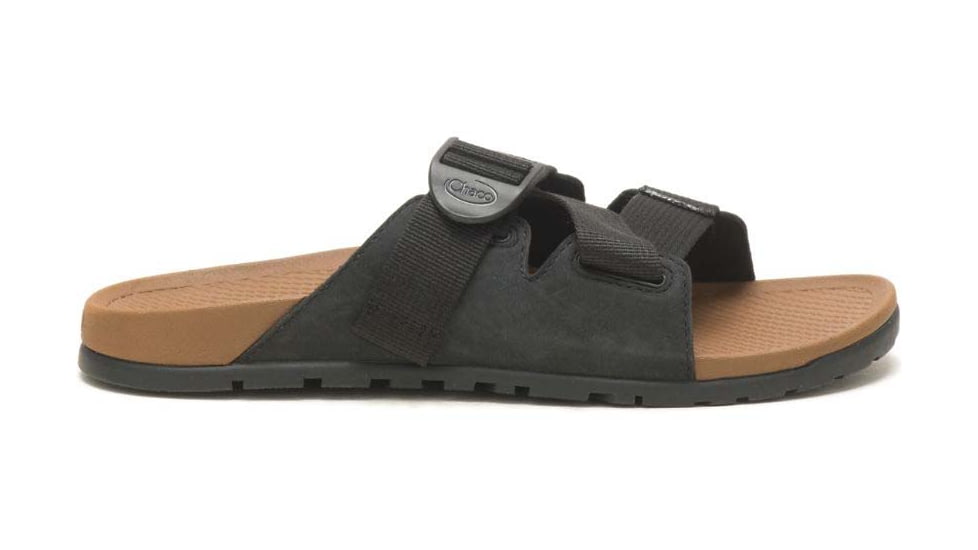 Chaco Lowdown Leather Slide - Womens, Black, 8, JCH109412-M-8