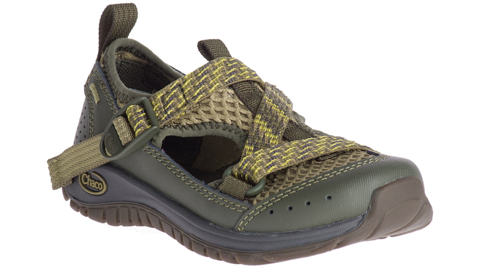 Chaco Odyssey Kids - Unisex, Olive, Medium, 12.0, J180283-12.0
