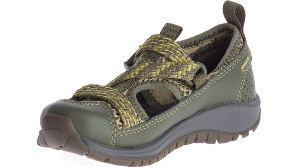 Chaco Odyssey Kids - Unisex, Olive, Medium, 12.0, J180283-12.0