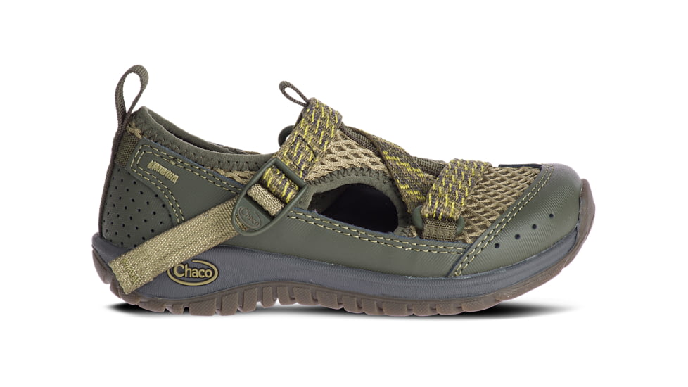 Chaco Odyssey Kids - Unisex, Olive, Medium, 12.0, J180283-12.0