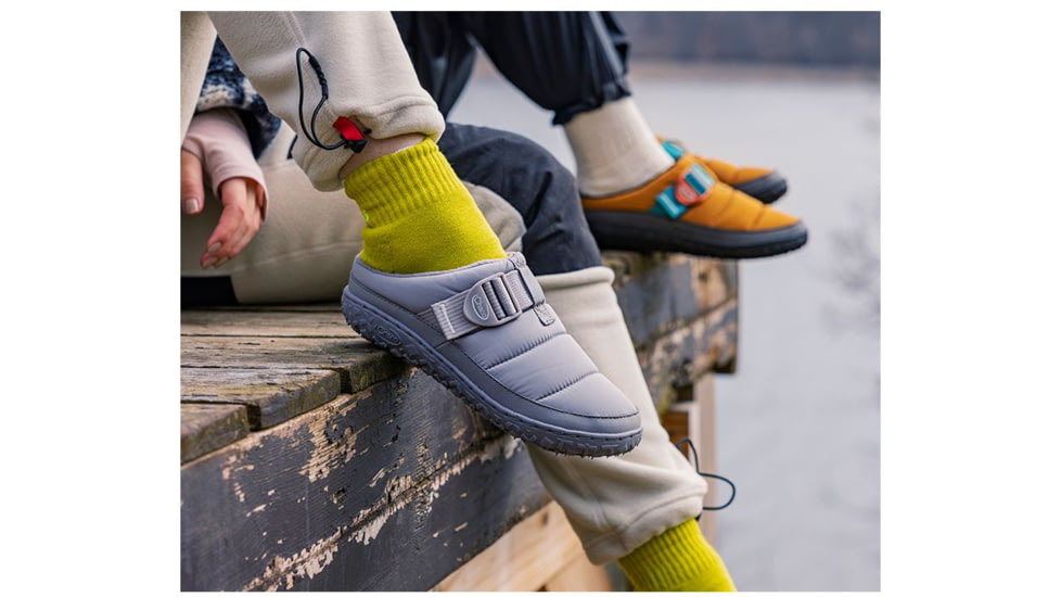 Chaco Ramble Puff Clog Shoes - Womens, Ash Gray, 10.5, Medium, JCH109306-10.5