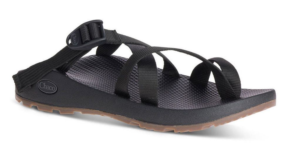 Chaco Tegu Shoes, Mens, Solid Black, Medium, 8, J106639-8
