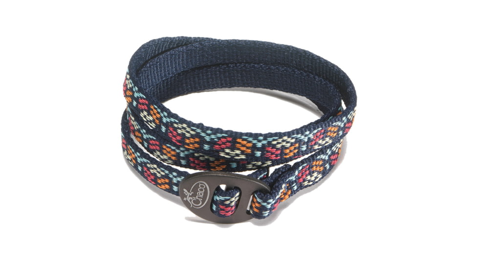Chaco Wrist Wrap Bracelet, Blue Peace, One Size US JC195355-ONE SIZE