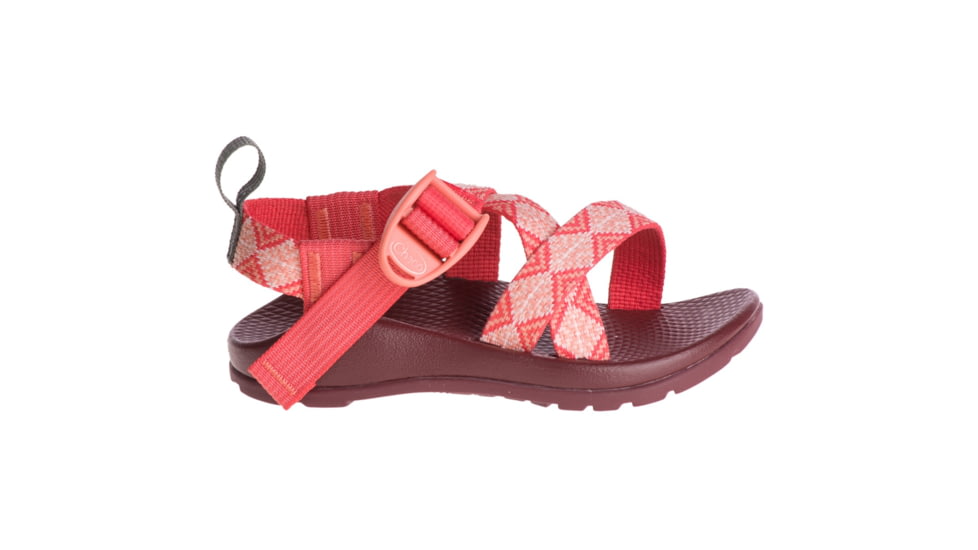 Chaco Z1 Ecotread Sandals - Kids, 1 Youth, Kaleido Peach, J180022-01.0