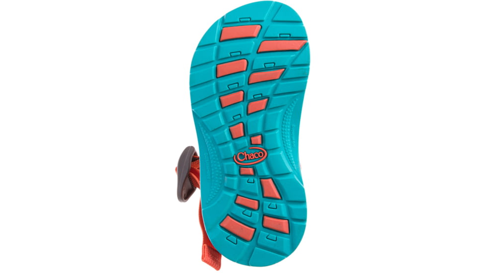 Chaco ZX1 Ecotread Kids Sandal, Zigzag Coral, 2, J180010-2