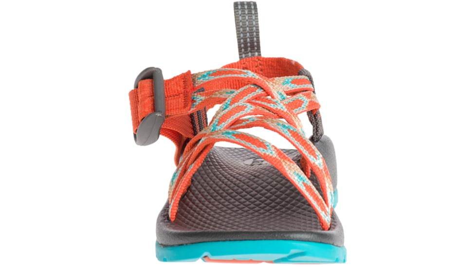 Chaco ZX1 Ecotread Kids Sandal, Zigzag Coral, 2, J180010-2