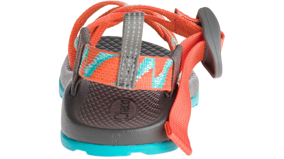 Chaco ZX1 Ecotread Kids Sandal, Zigzag Coral, 2, J180010-2