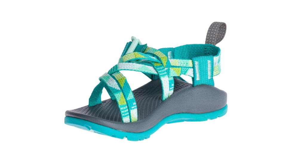 Chaco ZX1 Ecotread Sandal - Kid's, Puzzle Opal, 1 US J180028-01.0