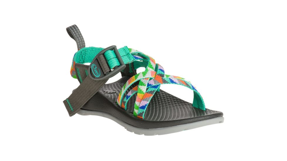 Chaco ZX1 Ecotread Sandal - Kid's, Camper Turquoise, 1 US J180234-01.0