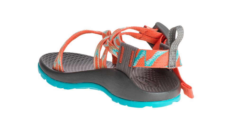 Chaco ZX1 Ecotread Sandal, Kids, Zigzag Coral, Medium, 10 US J180010