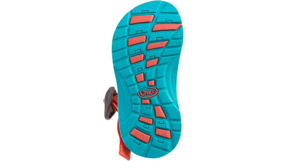 Chaco ZX1 Ecotread Sandal, Kids, Zigzag Coral, Medium, 10 US J180010