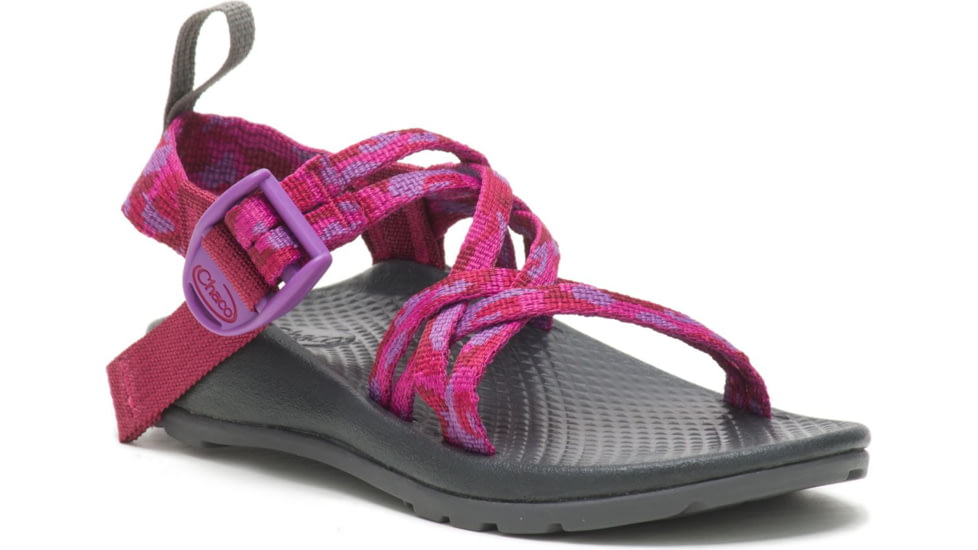 Chaco Zx1 Ecotread Sandals - Kids, Sweeping Fuchsia, 3, Medium, JCH180354-3