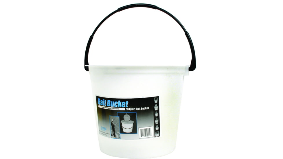 Challenge Plastics 1 Piece Baot Bucket with Lid, 10Qt, 50179