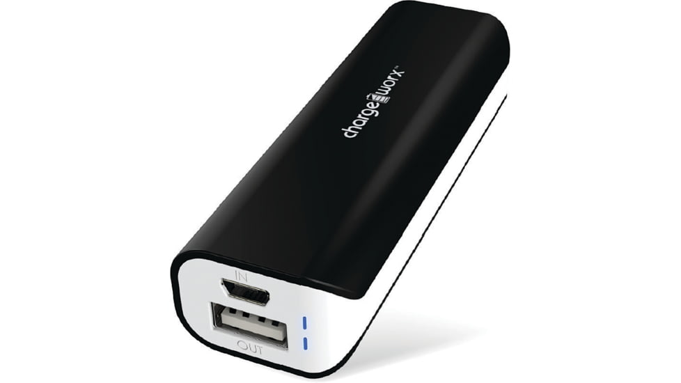 Chargeworx Power Bank, 2000mAh, Black, CHA-CX6617BK