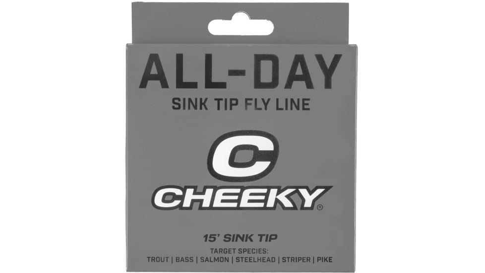 Cheeky Fishing All-Day Sink Tip Fly Line, 7 WT, Black/Mint, C-LIN-STP-7WT