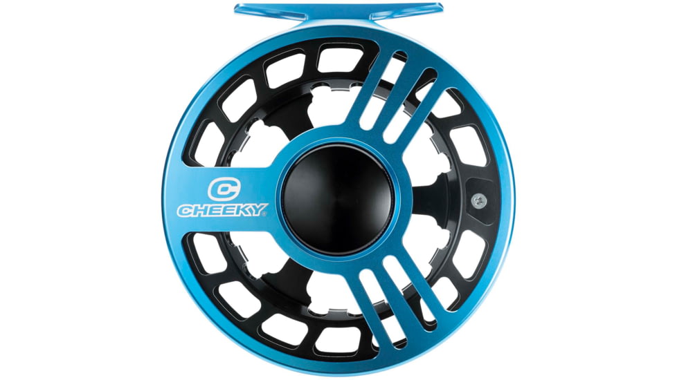 Cheeky Fishing Launch 400 Fly Reel, Blue/Black, 7-8 wt, 4.00 in diameter, C-LAU-400-RBB