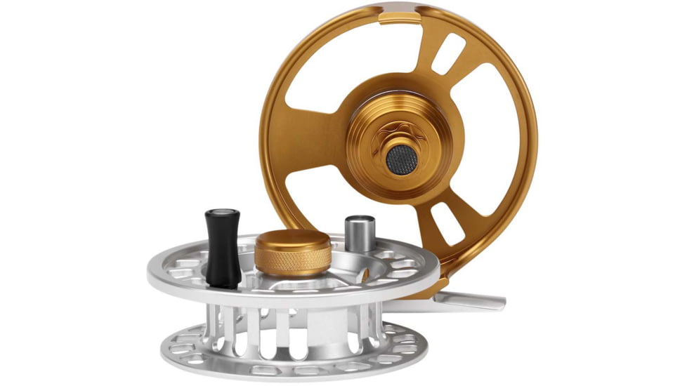 Cheeky Fishing Limitless 325 Fly Reel, Orange/Silver, 2-4 wt, 3.25 in diameter, C-LIM-325-ROS