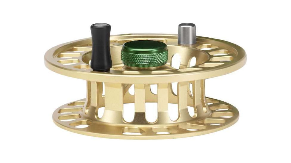Cheeky Fishing Limitless Spare Spool, 3.75in, Green/Gold, C-LIM-375-SGG
