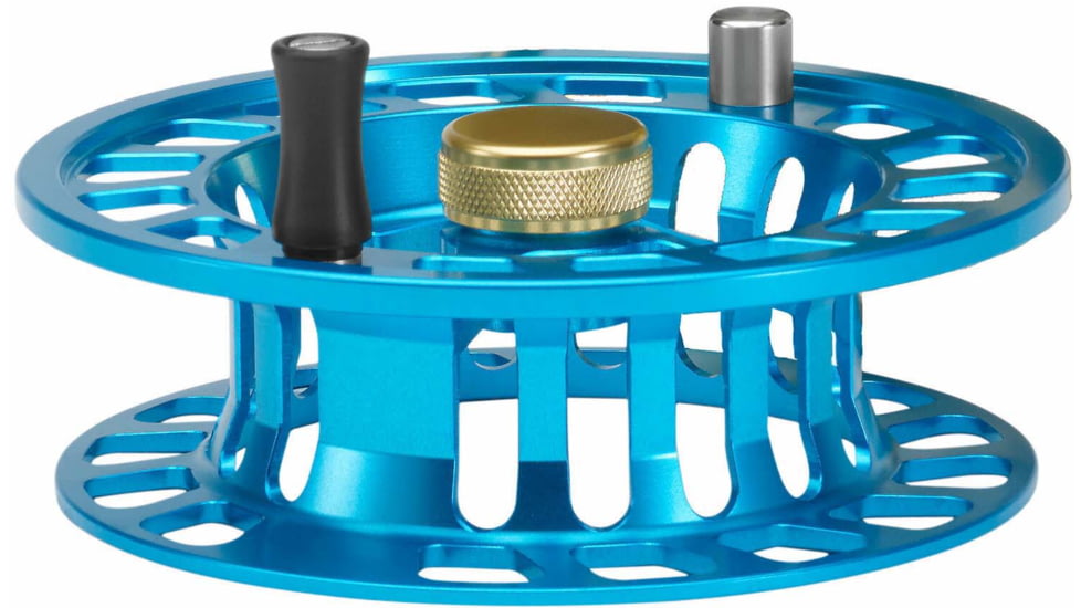 Cheeky Fishing Limitless Spare Spool, 4.25in, Gold/Aqua, C-LIM-425-SGA