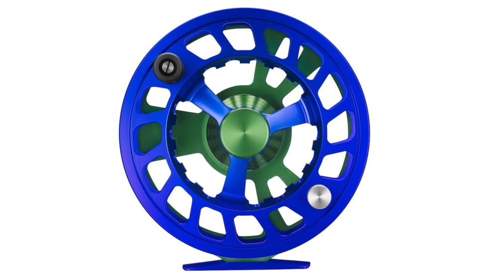 Cheeky Fishing Limitless 475 Fly Reel, Green/Blue, 10-12 wt, 4.75 in diameter, C-LIM-475-RGB