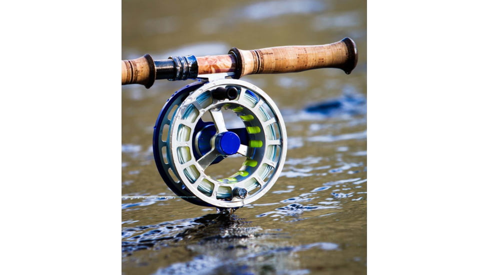 Cheeky Fishing Limitless 525 Fly Reel, Blue/Silver, 12-16 wt, 5.25 in diameter, C-LIM-525-RBS