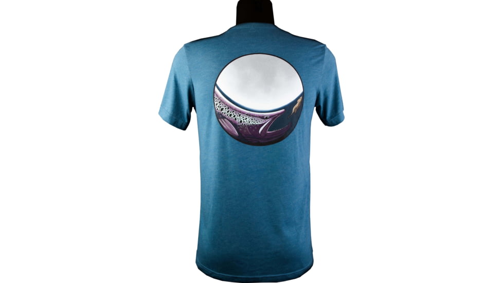 Cheeky Fishing Midnight Snack T-Shirt - Mens, Steel Blue, XX-Large, C-APP-MST-B2X