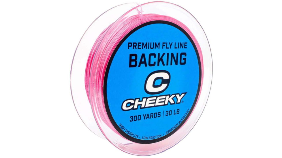 Cheeky Fishing Premium Fly Line Backing, 30 lb, Pink, C-BAC-30P-300