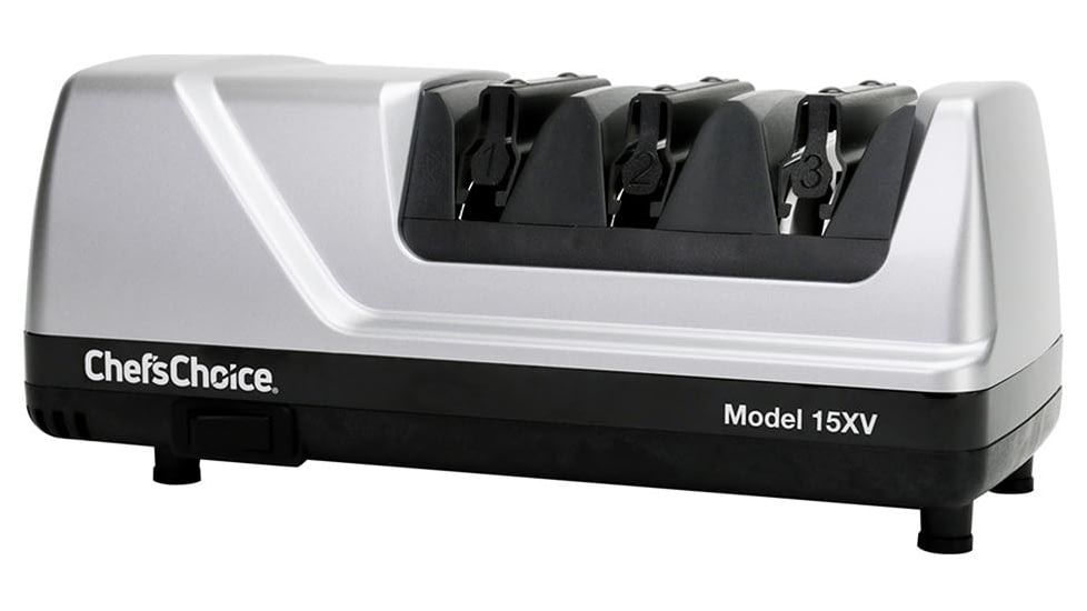 Chef's Choice 15 Trizor XV Edgeselect Sharpener, Brushed Metal, 12 x 6.25 x 6, 0101508
