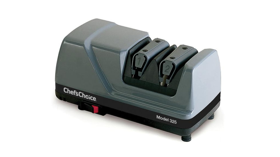 Chef's Choice Chef's Choice Model 325 Electric Knife Sharpener, 2-Stage 20-Degree Dizor, Gray, Gift Box, 0325000, Gray, 2 Stage 0325000