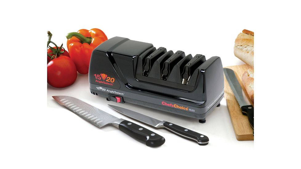 Chef's Choice Diamond Hone AngleSelect 1520 Knife Sharpener, Black, 0115201