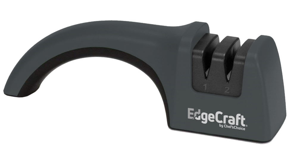 Chef's Choice EdgeCraft Model E4643 Pro Knife Sharpener, 2-Stage 15/20-Degree Dizor, SHE643GY12, Charcoal Grey/Stainless, 2 Stage, SHE643GY12