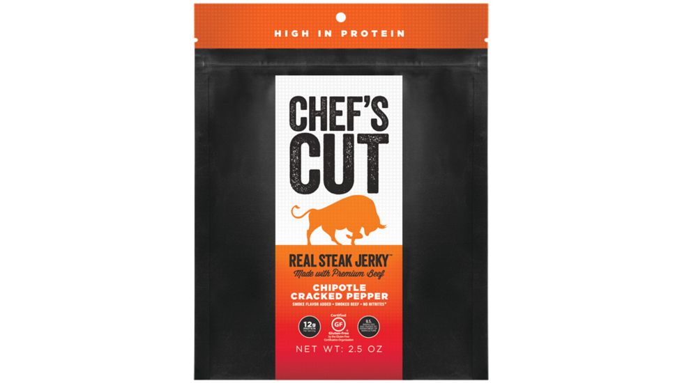 Chefs Cut Real Steak Jerky - Chipotle Cracked Pepper-2.5 oz