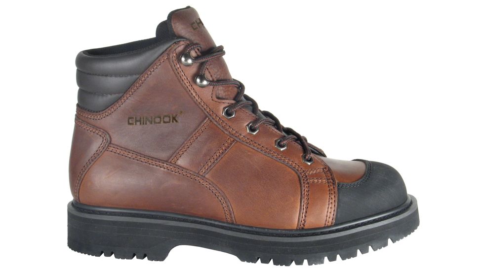 Chinook Footwear Contractor 6in Heaight Boots - Mens, Brown, 10 8443-6-10