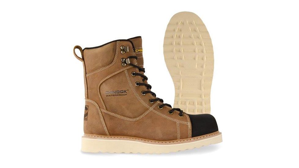 Chinook Footwear Iron Worker Waterproof Boots - Mens, Dark Brown, 11, 8845-201-11